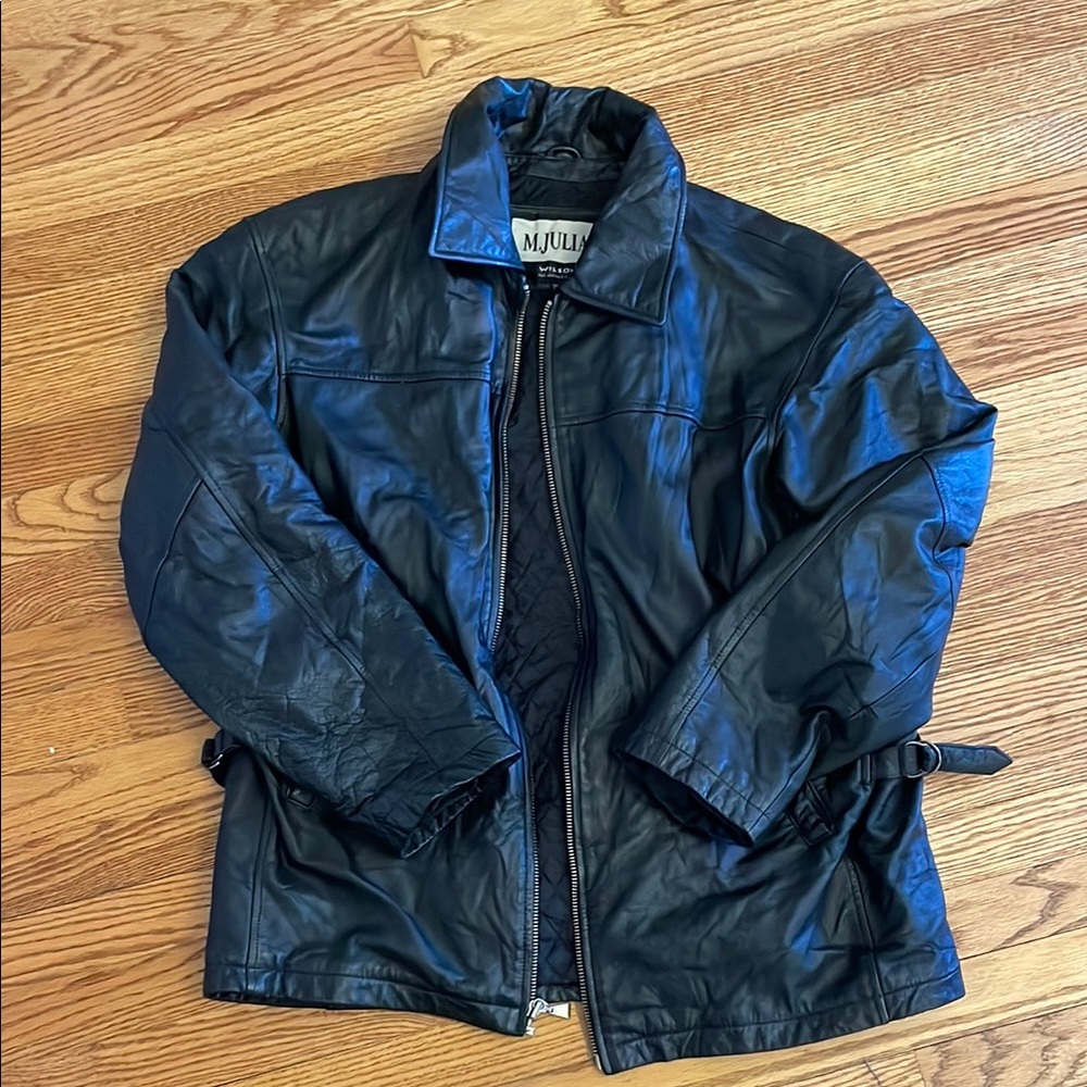 Wilson’s Black Leather Jacket